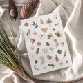 Weihnachtskarte auf Strukturpapier Weihnachtsmotive A6