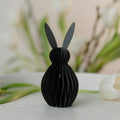 Osterhase Paul aus Papier - schwarzbraun