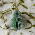 Papieranhänger Tannenbaum - grün