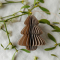 Papieranhänger Tannenbaum - braun