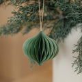 Papieranhänger Drop Ornament - grün