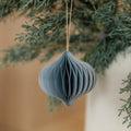 Papieranhänger Drop Ornament - hellblau