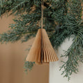 Papieranhänger Baum - hellbraun